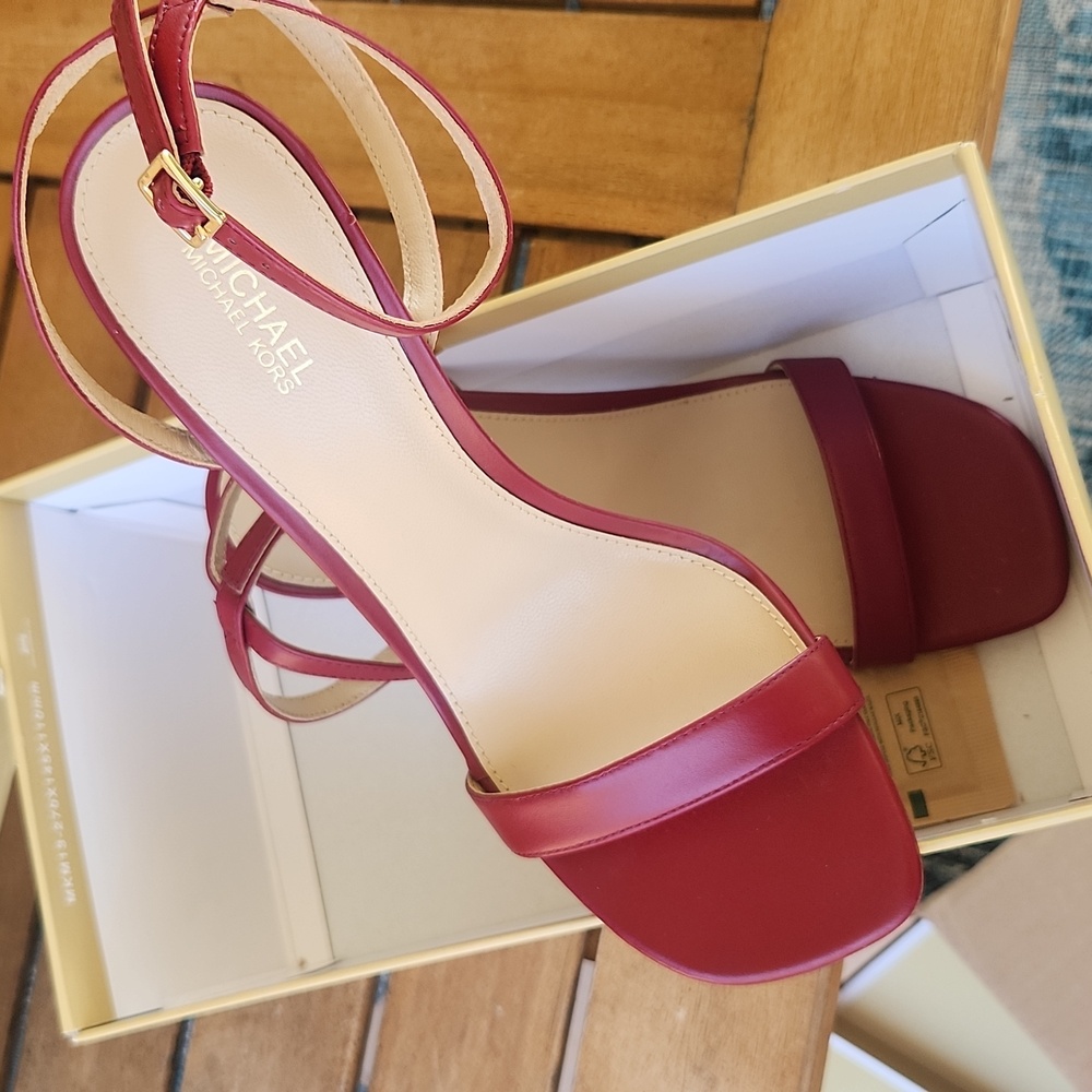 Michael Kors Red Heels Chic Style